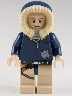SW0343:  Han Solo, Tan Legs with Holster Pattern, Parka Hood with Tan Fur