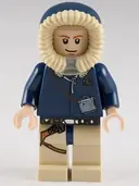 Minifigurka: SW0343:  Han Solo, Tan Legs with Holster Pattern, Parka Hood with Tan Fur
