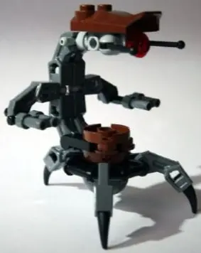 SW0348:  Droideka (Destroyer Droid) - Dark Bluish Gray Arms Mechanical