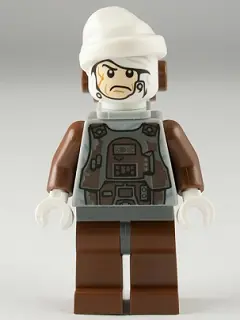 SW0350:  Dengar - Light Bluish Gray Torso, White Bandana
