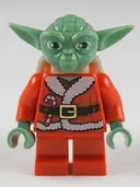 Minifigurka: SW0358:  Yoda - Santa Yoda, Backpack