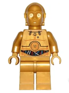 SW0365:  C-3PO - Colorful Wires Pattern