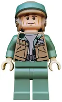 Minifigurka: SW0367:  Endor Rebel Commando - Dark Tan Vest