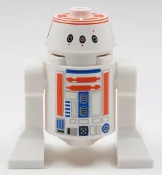 SW0373:  Astromech Droid, R5-D8 / R5-D4 - Truncated Cone Head, Blue Center Panel