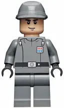 Minifigurka: SW0376:  Imperial Officer (Captain / Commandant / Commander) - Two Code Cylinders, Cavalry Kepi