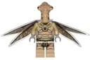 Minifigurka: SW0381:  Geonosian Warrior - Dark Tan, with Wings