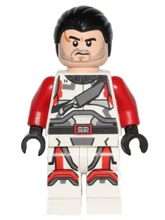 SW0391:  Republic Trooper - Black Hair, Red Arms (Jace Malcom)