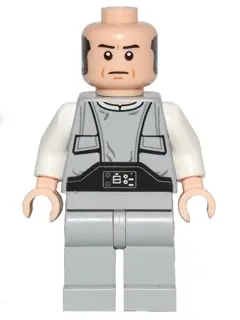 SW0400:  Lobot - Light Bluish Gray Uniform, Light Nougat Head, Black Eyebrows