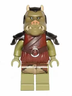 SW0405:  Gamorrean Guard - Olive Green, Dark Tan Hips