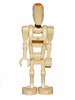 SW0415:  Battle Droid Commander - Tan with Dot, Angled Arm and Straight Arm