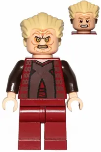 SW0418:  Chancellor Palpatine - Dark Red Outfit, Legs, Tan Hair