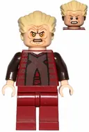 Minifigurka: SW0418:  Chancellor Palpatine - Dark Red Outfit, Legs, Tan Hair