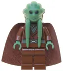 Minifigurka: SW0422:  Kit Fisto - Reddish Brown Cape