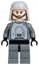Minifigurka: SW0426:  Imperial Officer with Battle Armor (Captain / Commandant / Commander) - Chin Strap