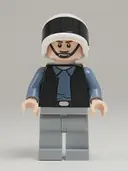Minifigurka: SW0427:  Rebel Fleet Trooper - Plain Vest, Grin