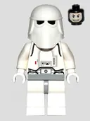 Minifigurka: SW0428:  Snowtrooper, Light Bluish Gray Hips, White Hands, Printed Head