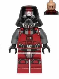 SW0436:  Sith Trooper - Dark Red Armor, Printed Legs