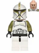Minifigurka: SW0438:  Clone Trooper Sergeant (Phase 1) - Scowl