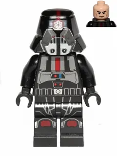 SW0443:  Sith Trooper - Black Armor, Printed Legs