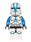 Minifigurka: SW0445:  Clone Trooper, 501st Legion (Phase 2) - Blue Arms, Large Eyes