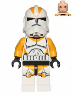 SW0453:  Clone Trooper, 212th Attack Battalion (Phase 2) - Bright Light Orange Arms, Large Eyes