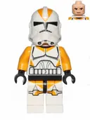 Minifigurka: SW0453:  Clone Trooper, 212th Attack Battalion (Phase 2) - Bright Light Orange Arms, Large Eyes