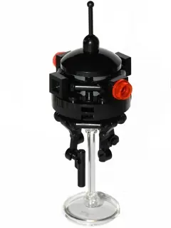 SW0459:  Imperial Probe Droid - Trans-Clear Dish Stand, Lever on Top