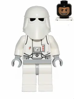 SW0463:  Snowtrooper, Light Bluish Gray Hips, Light Bluish Gray Hands, Printed Head, Torso Back Printing