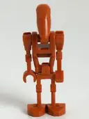 Minifigurka: SW0467:  Battle Droid - Dark Orange, Angled Arm and Straight Arm