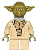 Minifigurka: SW0471:  Yoda - Olive Green, Open Robe with Large Creases, Neck Bracket