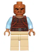 Minifigurka: SW0487:  Weequay Skiff Guard (Pagetti Rook)