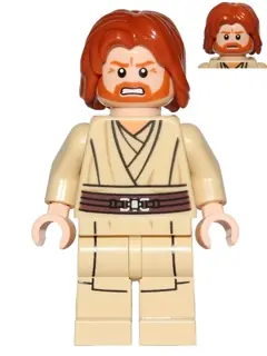SW0489:  Obi-Wan Kenobi (Mid-Length Tousled with Center Part Hair)