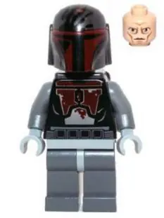 SW0495:  Mandalorian Super Commando - Large Blue Eyes with High Brow Pattern