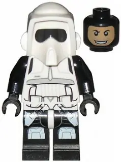 SW0505:  Imperial Scout Trooper - Printed Black Head and Legs