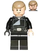 Minifigurka: SW0509:  Luke Skywalker (Jedi Master, Endor, Dark Tan Hair, Smile / Open Mouth)