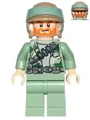 Minifigurka: SW0511:  Endor Rebel Commando - Shaggy Beard, Dual Sided Head