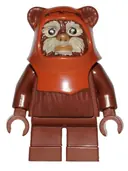 Minifigurka: SW0513:  Wicket (Ewok) - Printed Dark Orange Hood, Tan Face