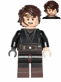 SW0526:  Anakin Skywalker (Dark Brown Legs, Headset)
