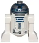 Minifigurka: SW0527A:  Astromech Droid, R2-D2 - Flat Silver Head, Lavender Dots and Small Receptor