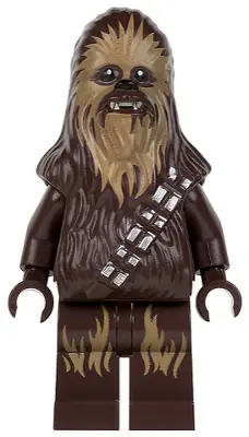 SW0532:  Chewbacca - Dark Brown, Medium Nougat Fur