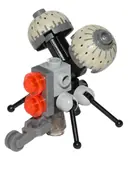Minifigurka: SW0533:  Buzz Droid - Dark Bluish Gray Dome Tops, Zipline Handle