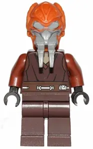 SW0538:  Plo Koon - Dark Brown Robe, Dark Tan Shirt