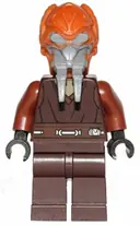 Minifigurka: SW0538:  Plo Koon - Dark Brown Robe, Dark Tan Shirt