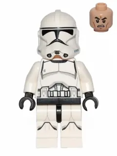 SW0541:  Clone Trooper (Phase 2) - Light Nougat Head