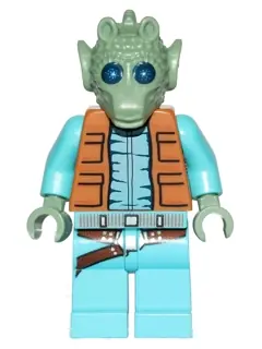 SW0553:  Greedo - Medium Nougat Vest, Belt on Legs, Medium Azure Legs