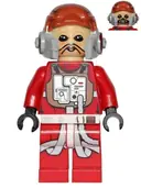 Minifigurka: SW0556:  Ten Numb - Red Pilot Suit, Tan Head, B-Wing Pilot Helmet