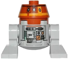SW0565:  Astromech Droid, C1-10P (Chopper) - Light Bluish Gray Body