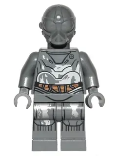 SW0573:  RA-7 Protocol Droid (Dark Bluish Gray)