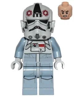 SW0581:  AT-AT Driver - Dark Red Imperial Logo, Grimacing