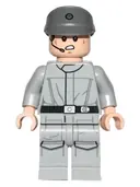 Minifigurka: SW0584:  Imperial Crew - Dark Bluish Gray Cap, Plain Arms